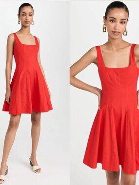 NWT Staud Wells Mini Dress Size 2